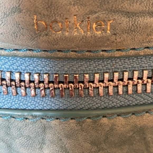 Botkier Blue / Teal Leather Logan Crossbody Bag - Picture 6 of 9